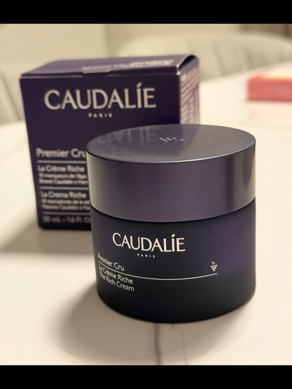 Caudalie Premier Rich Cream – Deep Purple Jar